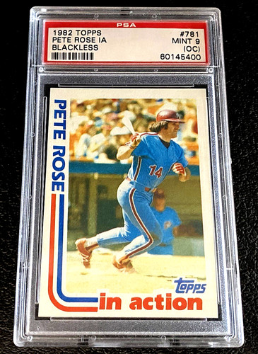 1982 Topps Pete Rose #781 card