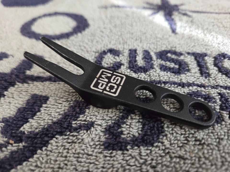 Scotty Cameron Outil de pivot Divot estampé Logo Aluminium Argent