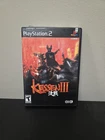 Kessen III (Sony PlayStation 2, 2005) CIB W/Registration