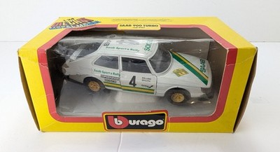 1/24 Boxed Model Vintage Bburago Saab 900 Turbo