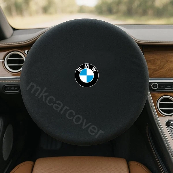 For BMW Car Steering Wheel Sun Visor Cover Protective Cover Steering Universal Foto 3 de 4