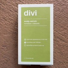 Divi Scalp Serum Revitalize  Detoxify 1 Oz 30 mL Full Size For Thin Hair