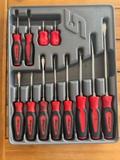 Snap On Screwdriver Set Red 12pc