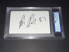 Rob Gronkowski Signed 3x5 Index Card PSA Slabbed New England Patriots Football