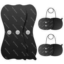 Comfytemp Adhesive Electrodes, Wireless TENS Unit Replacement Pads for Black