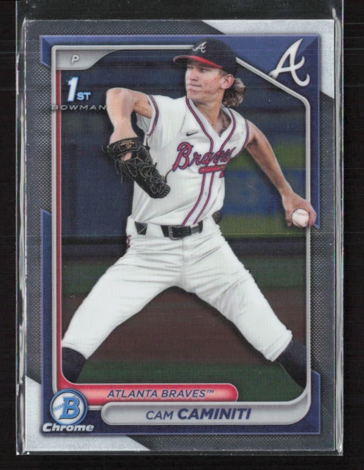 2024 Bowman Draft #BDC-20 Cam Caminiti Chrome Atlanta Braves (Q)