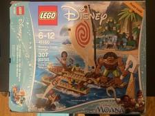 Lego Disney 41150 Moana's Ocean Voyage. Open 100% complete w minifigs and poster