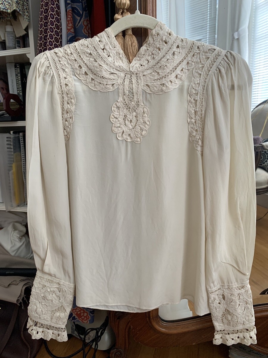 Ivory Silk Tops for Women for sale | eBay