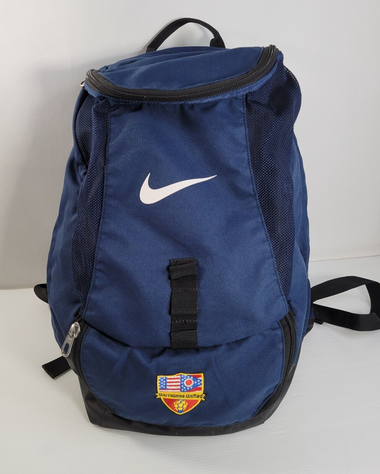 Nike Backpack Soccer Club Team Swoosh Blue Athletic B… Gem