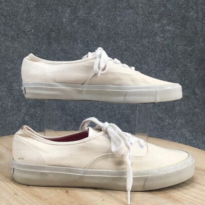 AirWalk Shoes Womens 10 M Casual Comfort Low Sneakers Beige Fabric Lace Up 