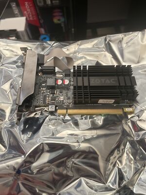 ZOTAC GeForce GT 710 2GB DDR3 Graphics Card (ZT-71302-20L). ONLY GPU, NO BRACKET