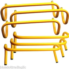 New BlueDot Trading Speed Training Hurdles (Pack of 6), 6-Inch Height, YELLOW