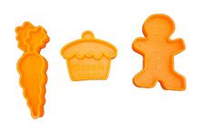 Mattel Tuff Stuff Orange Food for Shopping Cart Carrot Cupcake Cookie Vintage