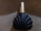 Black Glass Seashell Shape Perfume Bottle Decanter with perfume (spray)