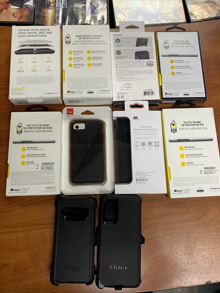 10 Assorted Phone Cases - Smartphone Case LOT Otterbox - Samsung & iPhone - Image 2 of 2