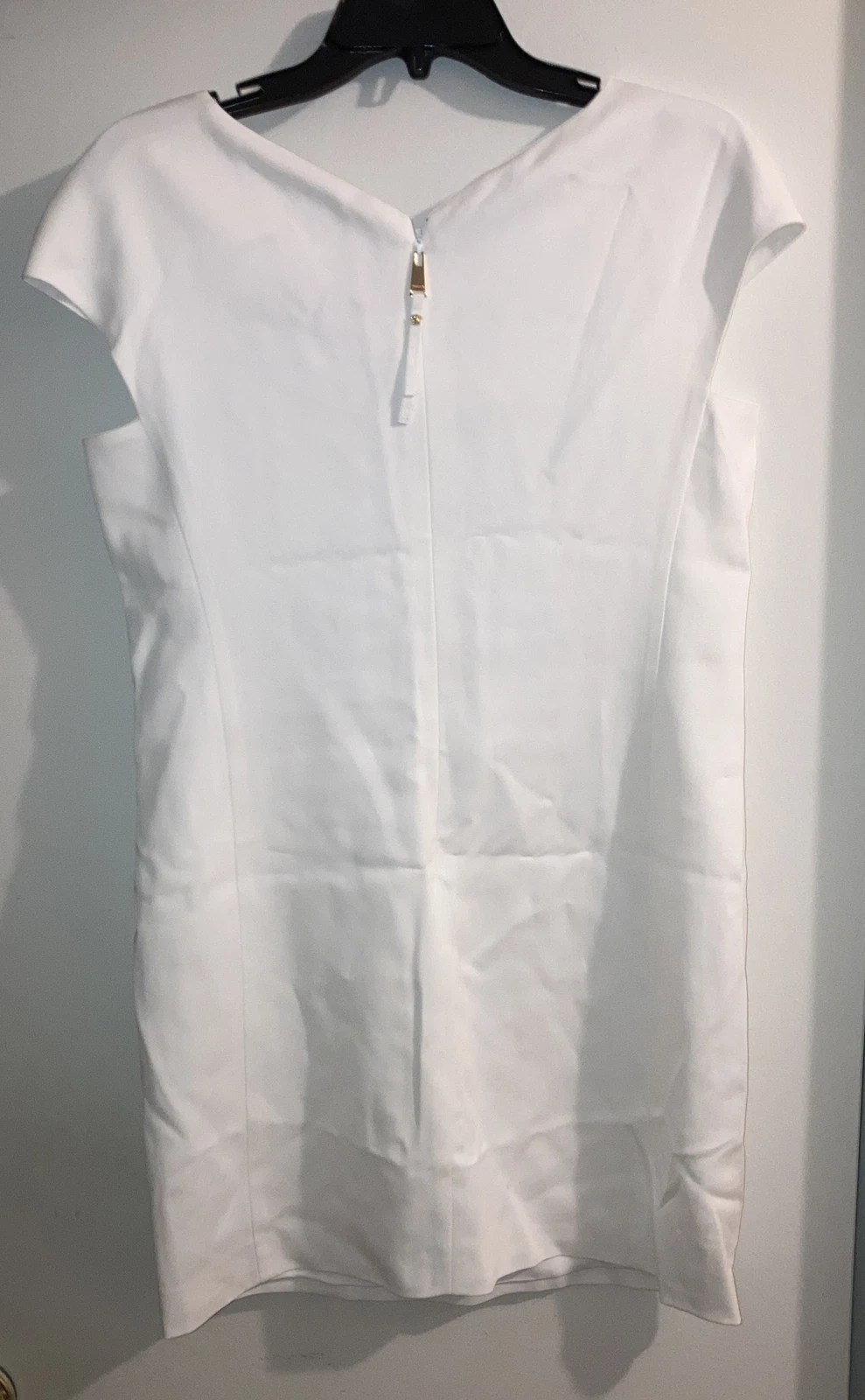 Abito Versace bianco autentico nuovo con etichetta taglia 40 vendita al dettaglio $1725