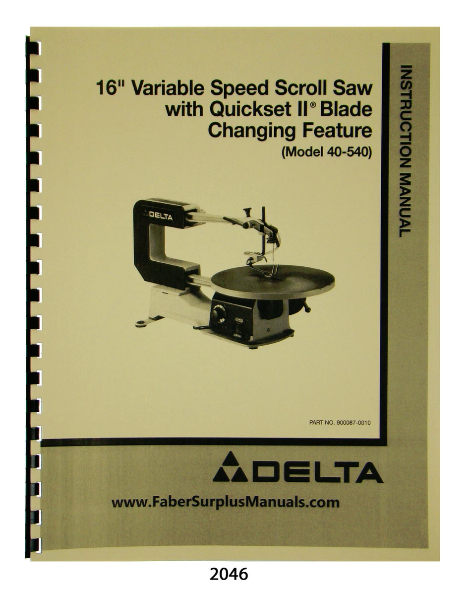 Delta Scroll Saw 40 540