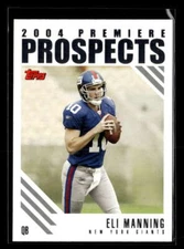 2004 Topps Eli Manning Premiere Prospects #PP5 Rookie Giants FX4251
