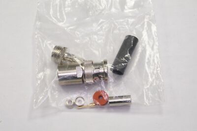 50-201-59 Connectronics BNC Coaxial Connector Jack Assembly Straight NOS