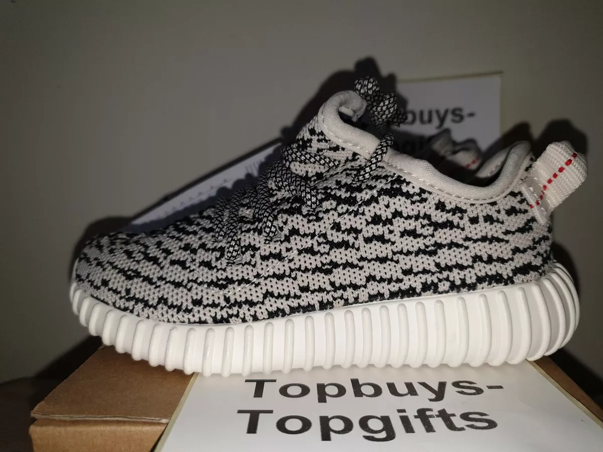 Adidas Yeezy Boost 350 Infant Turtle Dove UK 8.5K E26 US 9 Kids Childrens BB5354