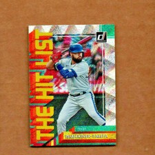 2022 Donruss The Hit List Diamond #9 Isiah Kiner-Falefa Texas Rangers