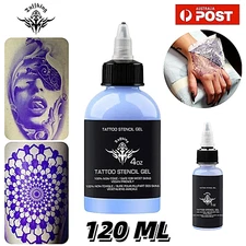 Tuffking Tattoo Transfer Gel Solution Soap Stencil Cream Liquid Primer 120ML AU