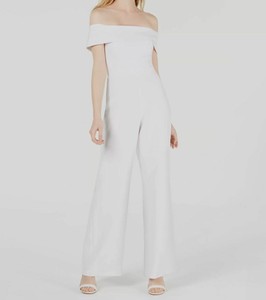 white cocktail jumpsuit