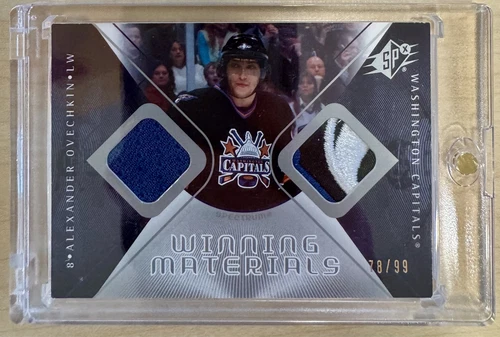 2007-08 SPx - Winning Materials Alex Ovechkin #WM-AO Spectrum /99 (MEM)