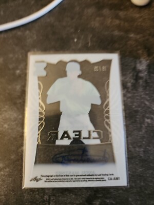 2021 Leaf Trinity Clear Baseball Acetate Purple Rookie Auto 19/25