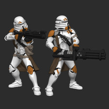 Star Wars Legion - Clone Paratrooper Specialists 2 3D Resin Printed Unit