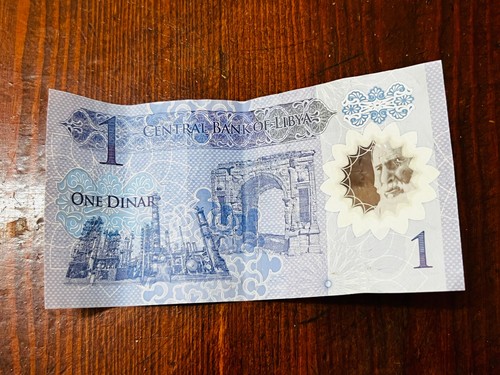 Libya, 1 Dinar, 2019, P-New, Polymer, New Design. Excellent Condition. Free Post - Foto 3 di 4