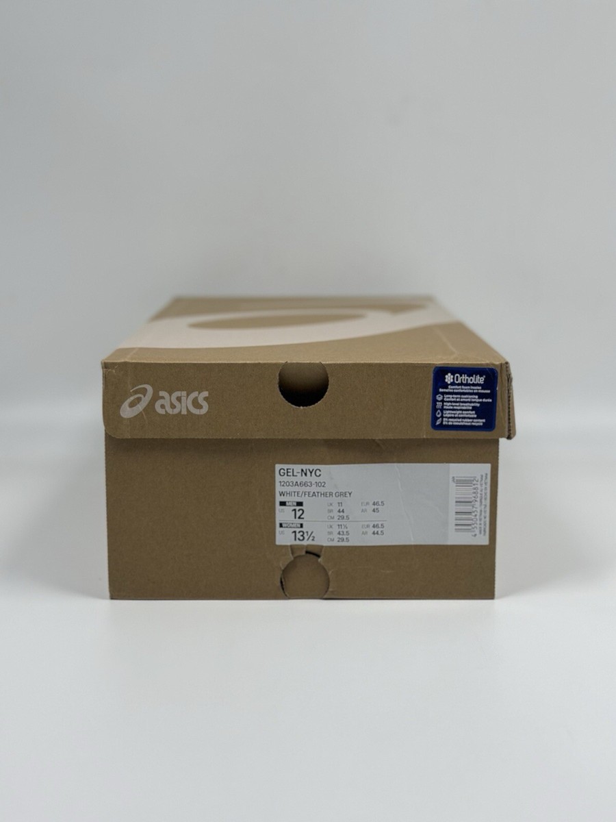 Asics Gel Nyc Feather Grey (1203A663-102) Sz: 12 Asics Gel Nyc Feather Grey (1203A663-102) Sz: 12