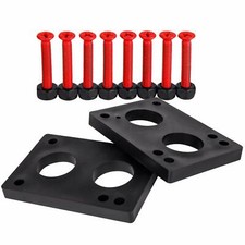 Cal 7 Skateboard 1/4" Riser Pads and 1.25" Hardware Bundle