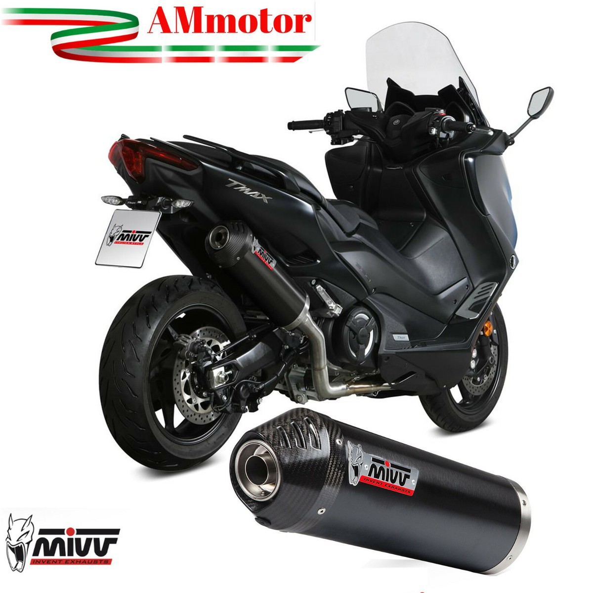 Marmitta Mivv Mivv Suono T Max 500 Scarico Mivv Yamaha T-Max 560