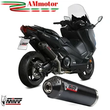 Complete Exhaust Mivv Yamaha T-Max 560 2021 Oval Black Carbon Cap Motorcycle Y061LVC