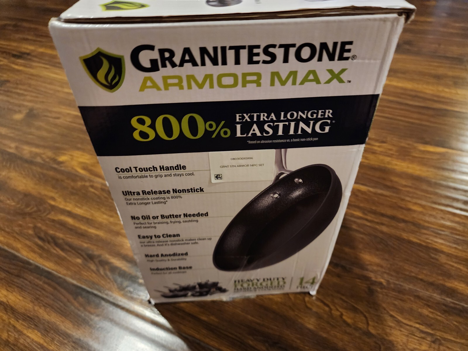 Granitestone 1099 14Pc Armor Max Pots And Pans Set Hard Anodized