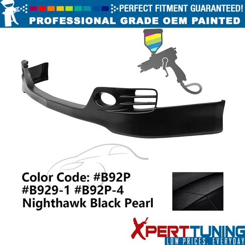 Fits 06-08 Acura TSX EURO-R Style Painted #B92P Front Lip Lower Chin Spoiler PU