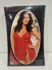 Seven Til Midnight Plus Size 2pc Babydoll Set STM9111X