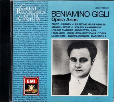 Airs D'Opéras / Opera Arias / Opernarien ~ Beniamino Gigli ~ Classical ~ CD ~ VG