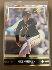 1991 Leaf Baseball Gold Rookies #BC12 Mike Mussina Baltimore Orioles Yankees RC