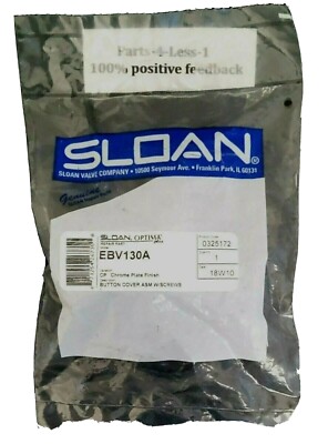 Genuine Sloan Optima plus EBV-130-A Toilets / Urinals G2 EBV130A