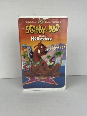 SCOOBY-DOO GOES HOLLYWOOD VHS Video Tape 1979 Hanna-Barbera Clamshell 1997 EUC