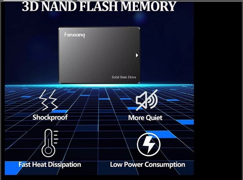 3d nand chips 1TB 7mm 2.5'' SSD SATA 3.0 PC Solid State Windows 10 PRO Loaded - Picture 5 of 5