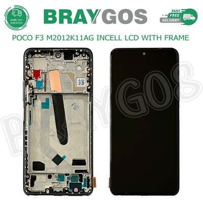Für XIAOMI POCO F3 M2012K11AG INKL LCD Display Touchscreen Digitizer + Rahmen