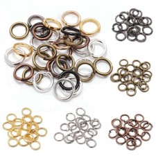 1000Pcs Strong Open Jump Rings Unsoldered Loop DIY Findings 4 8mm Pick Color