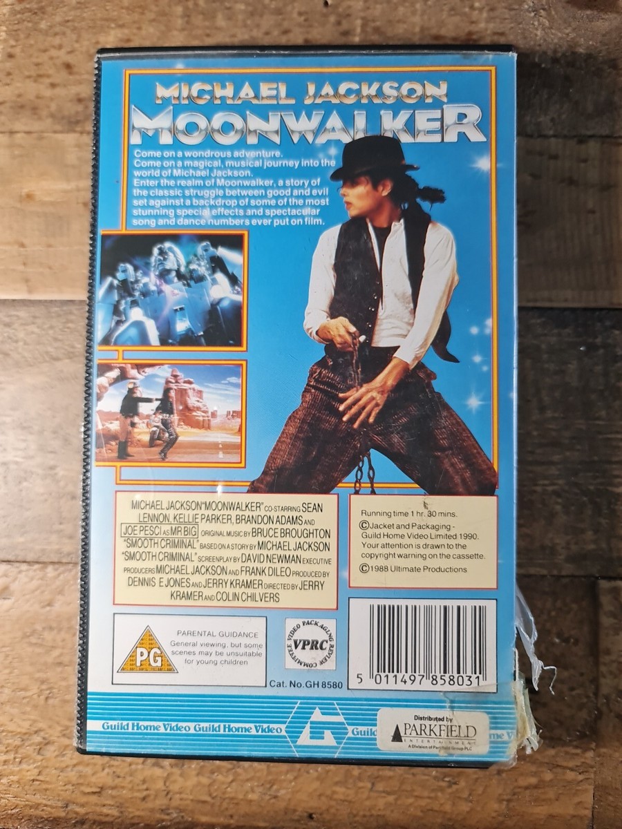 Michael Jackson's Moonwalker VHS PAL Guild Home Video 1988 | eBay