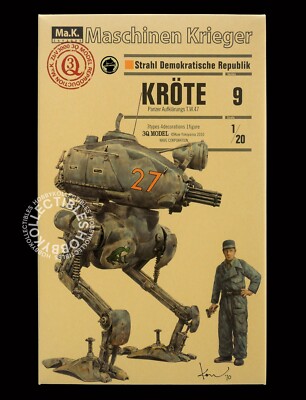 KRÖTE 1/20 プラモデルキット S.F.3.D Wave 1/20 Pak. Krote Ma.K SF3D Maschinen Krieger Kow