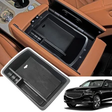 Car Center Console Armrest Storage Box Accessories For 2021-2024 Genesis GV80