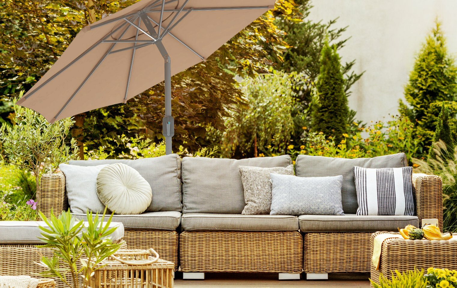 Sonnenschirm Ersatzteil Set Ersatzteile 8 Endkappen 1 Abdeckkappe 1