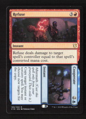 Refuse // Cooperate Hour of Devastation #156 Magic the Gathering